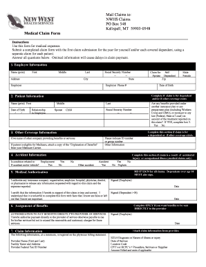 Medical Claim Form
