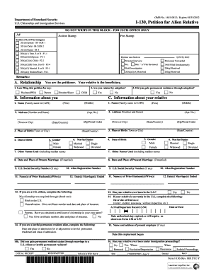 USCIS I-130 Petition for Alien Relative