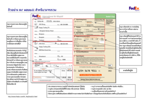 FedEx Air Waybill for Integrated Circuits