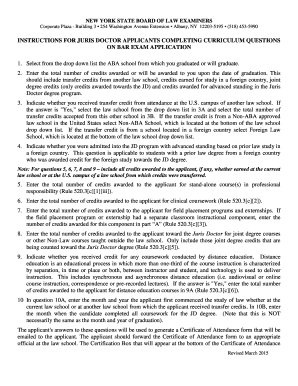 New York Bar Exam Curriculum Questions