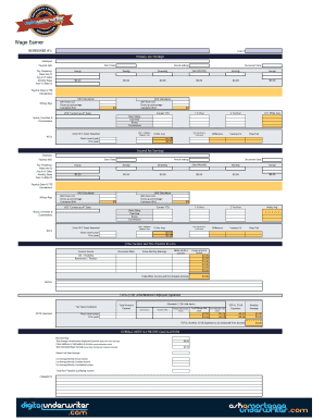 Wage Earner Income Verification Form