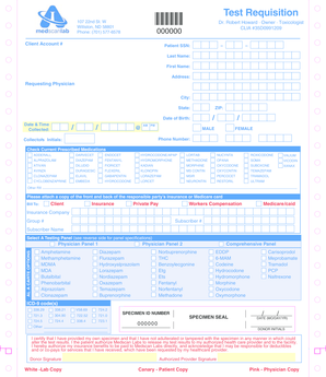 Test Requisition Form