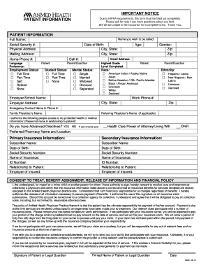Patient Information and Consent Form