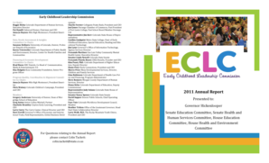 Early Childhood Leadership Commission 2011 Annual Report - rcfdenver