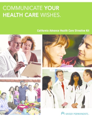 Advance directive california - California Advance Health Care Directive Kit - Kaiser Permanente