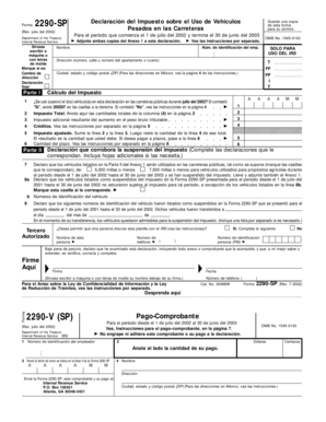 Declaración del Impuesto sobre el Uso de Vehículos