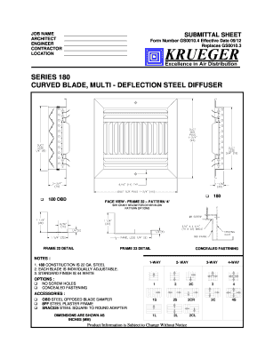 Construction Submittal Sheet