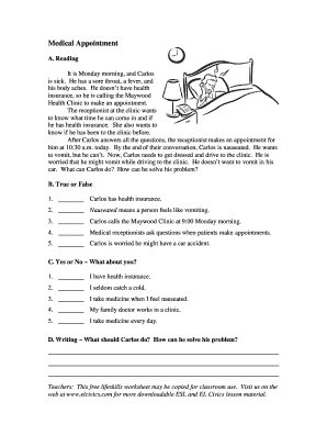 Medical Appointment Form
