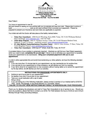 Patient Registration and Information Form
