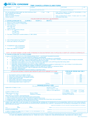 Trip Cancellation Claim Form