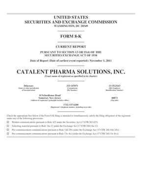 Form 8-K Current Report