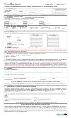 Notice of Rent Increase