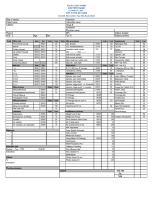 Medical Billing Statement
