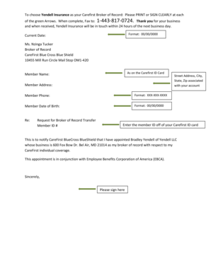 Broker of Record Transfer Form