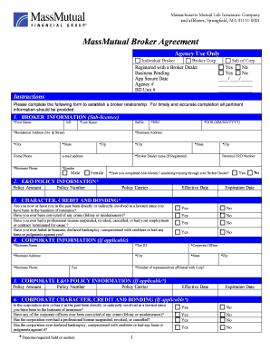 MassMutual Broker Agreement