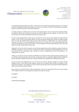 Independent General Practice Healthcare Plan