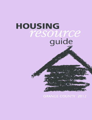Orange County HIV/AIDS Housing Resource Guide