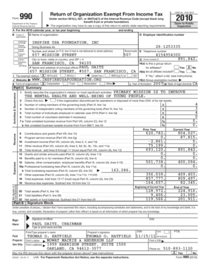 Form 990 Return of Organization Exempt From Income Tax