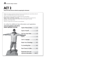 ACT 2 Registration Form