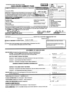 Iowa Campaign Finance Disclosure Report