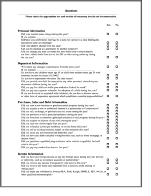 US Federal Tax Return Form 1040