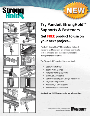 StrongHold Sample Flyer - Panduit