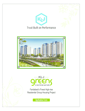 Residential Group Housing Project Application Form