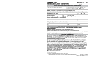 Paramount Elite Medicare Enrollment Form