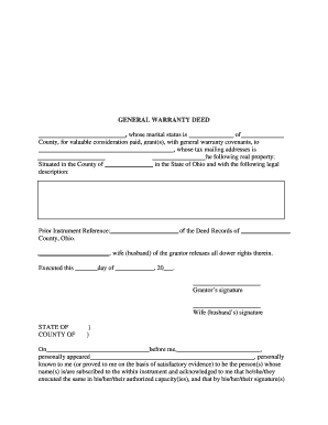 General Warranty Deed