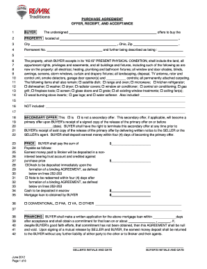 Ohio Real Estate Purchase Agreement