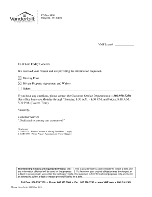 Private Property Agreement and Waiver