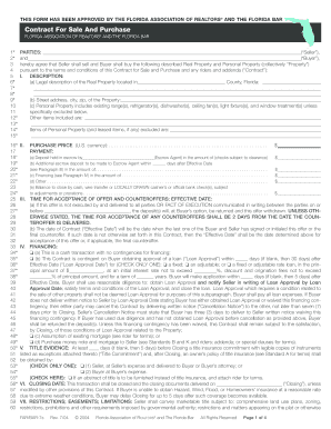Florida Contract for Sale and Purchase