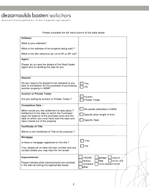 Contract for Sale of Land