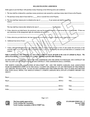 Seller Financing Addendum