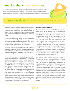 Volunteer Recruitment and Management Guide