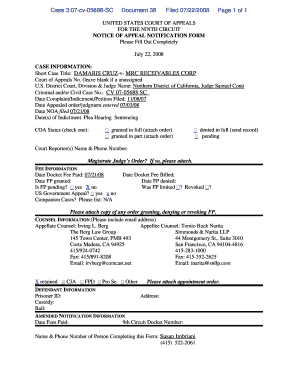 Forms and Instructions - Ninth Circuit Court of Appeals - United States ...