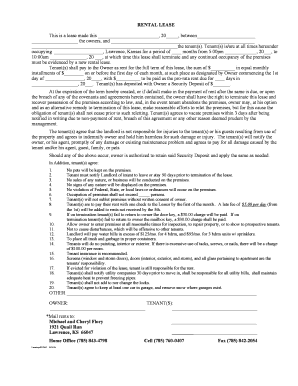 Residential Lease Agreement