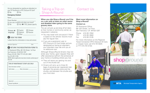 Shop-A-Round Registration Form