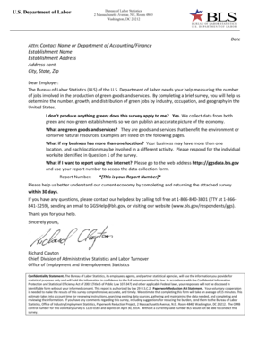 Green Goods and Services Survey