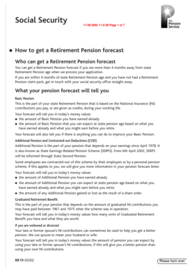 UK Retirement Pension Forecast Application