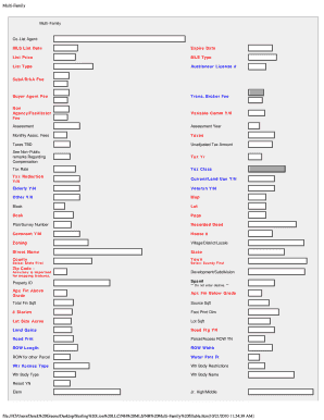 New Hampshire Multi-Family Property Listing Form