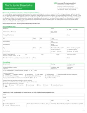 Tripartite Membership Application