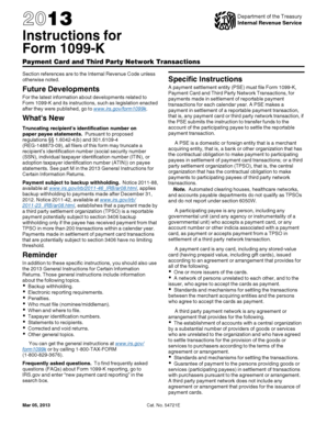 Form 1099-K Instructions