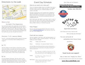 Rescue Me Walk-A-Thon Registration Form