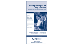 Winning Strategies for Jury Selection Registration Form