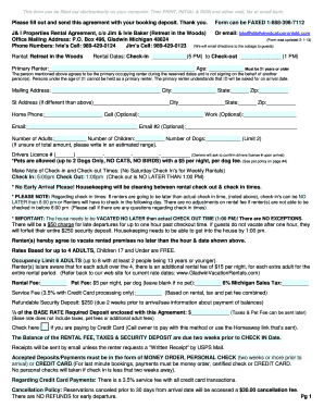 Vacation Rentals\RTW-Rental-Agreement.wpd - Retreat in the Woods