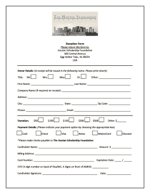 Donation Form
