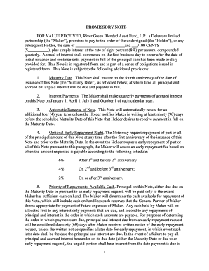 Promissory Note Agreement