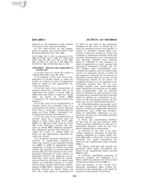 IRS Tax Refund Claim Rules