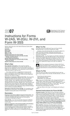 Instructions for Forms W-2AS, W-2GU, W-2VI, and W-3SS